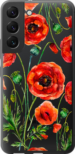 

Чохол Намальовані маки на Samsung Galaxy S22 1633878