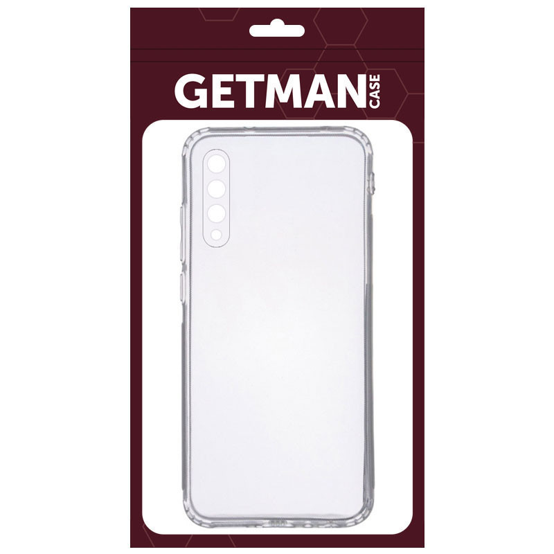 

TPU чохол GETMAN Clear 1,0 mm для Samsung Galaxy A50 (A505F) (Прозорий) 1068211