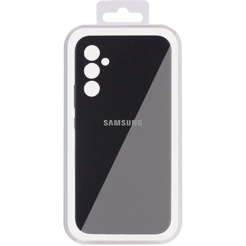 Фото Чохол Silicone Cover Lakshmi Full Camera (AA) with logo на Samsung Galaxy A55 (Чорний / Black) на vchehle.ua