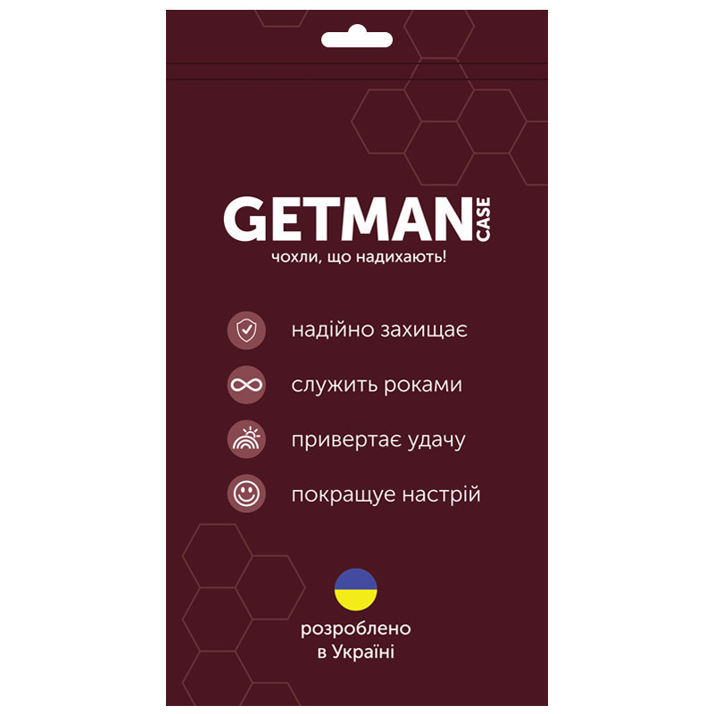 Фото TPU чохол GETMAN Ease logo посилені кути на Samsung Galaxy A02 (Прозорий / Transparent) в маназині vchehle.ua