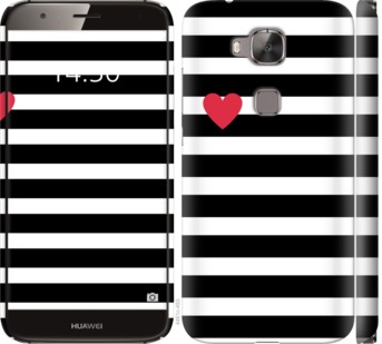 

Чохол Чорно-білі смуги на Huawei G7 Plus 752091