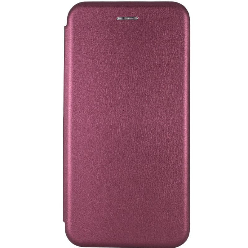 Кожаный чехол-книжка Classy для Samsung Galaxy A24 4G (Бордовый)