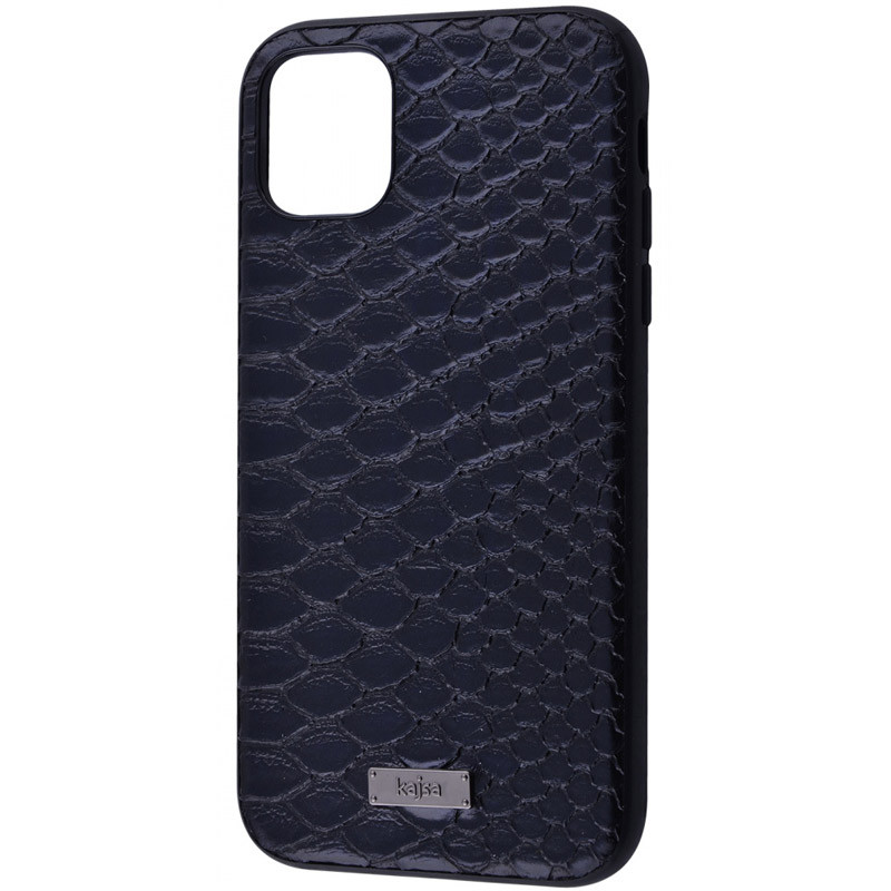 

Шкіряна накладка Kajsa Snake series на Apple iPhone 11 Pro (5.8") (Чорний) 770340