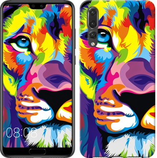 

Чохол Різнобарвний лев на Huawei P20 Pro 639581