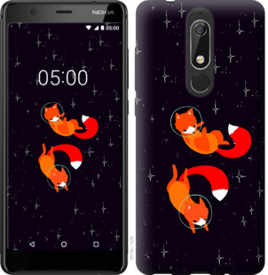 

Чохол Лисички в космосі на Nokia 5.1 870559