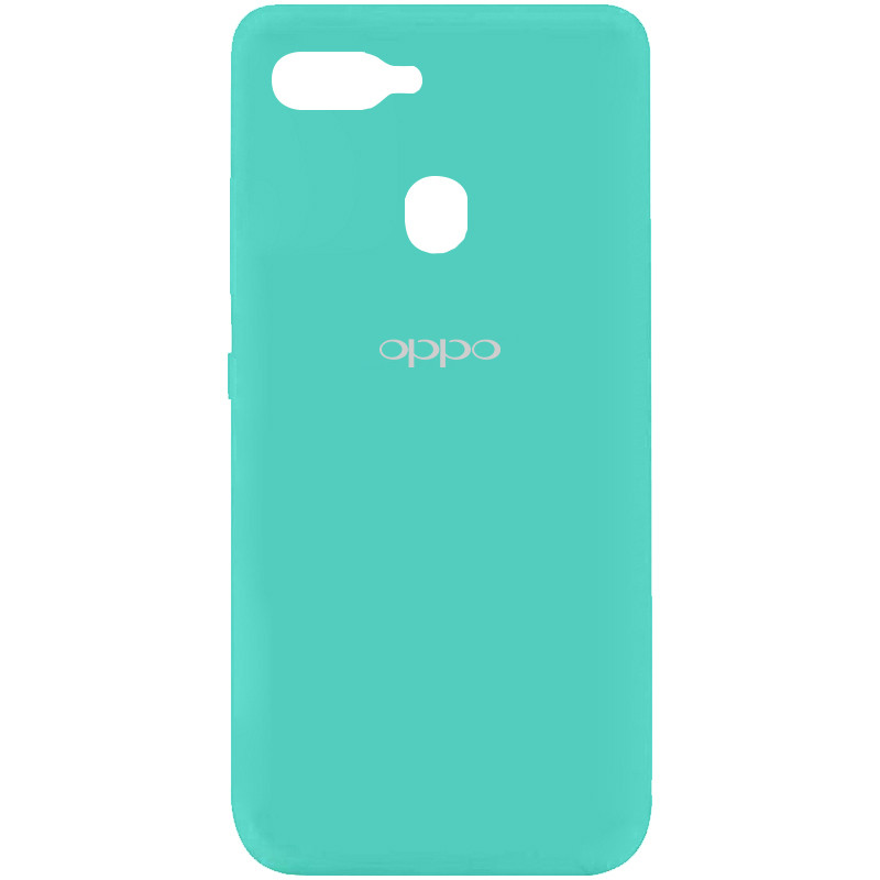 

Чехол Silicone Cover My Color Full Protective (A) для Oppo A12 (Бирюзовый / Ocean Blue) 910755