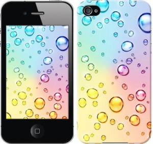 Чехол Пузырьки для iPhone 4