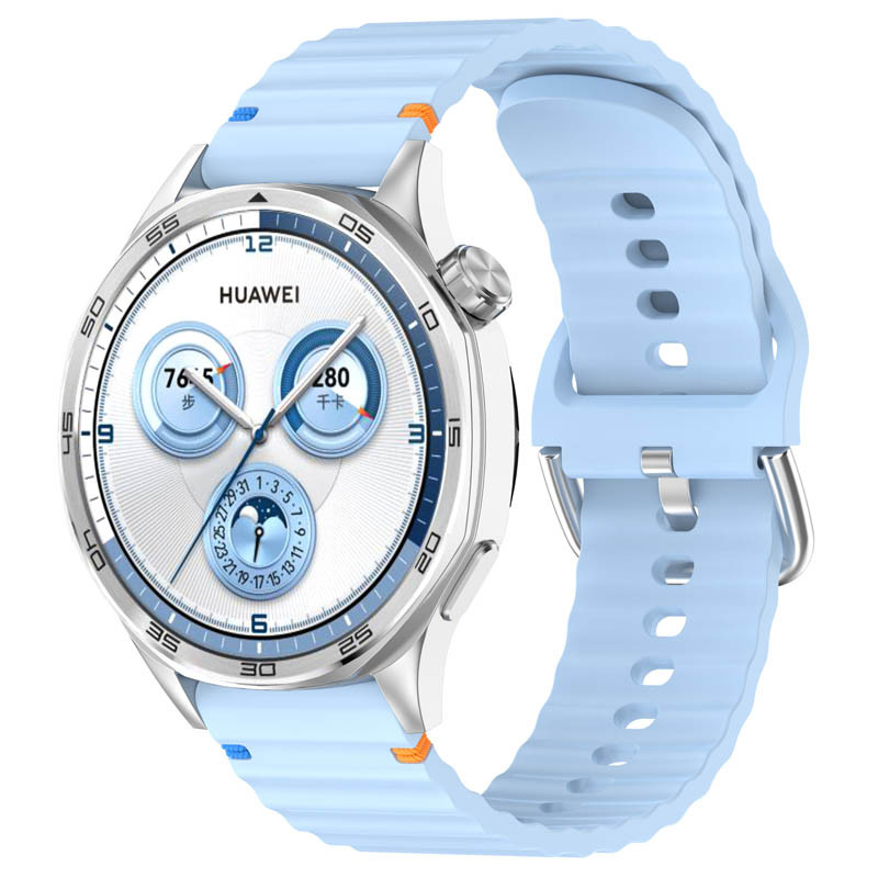 Силиконовый ремешок Wavy для Smart Watch 22mm (Light Blue)