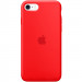 Чехол Silicone Case Full Protective (AA) для Apple iPhone SE (2020) (Красный / Red)