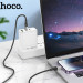 Дата кабель Hoco U129 Spirit Transparent Type-C to Lightning 27W (1.2m) (Black) в магазині vchehle.ua