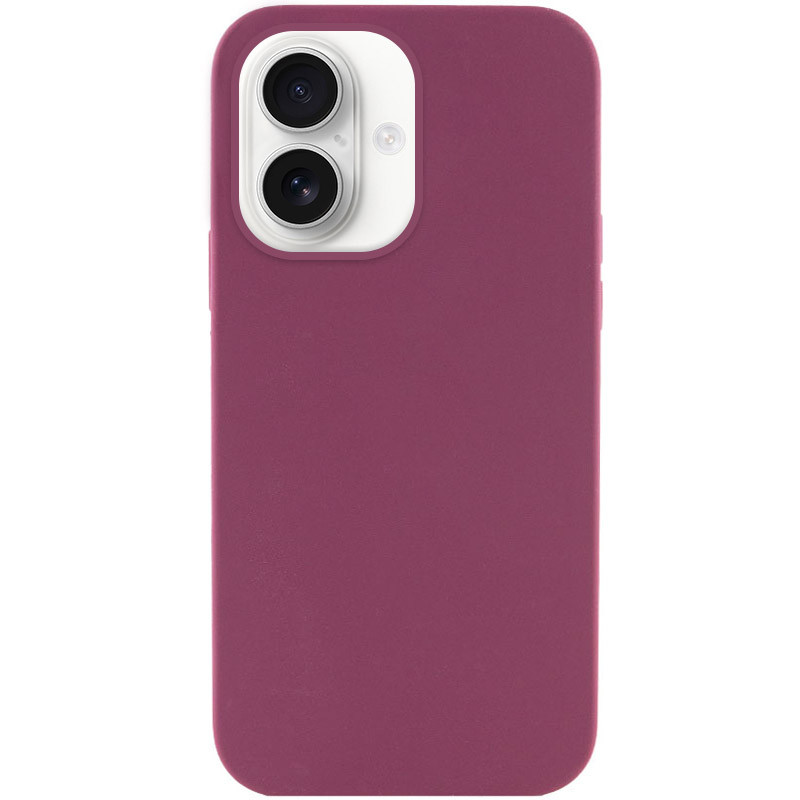 Чехол Silk Full Protective (AA) NO LOGO для Apple iPhone 16 Plus (6.7") (Бордовый / Plum)