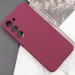 Купити Чохол Silicone Cover Lakshmi Full Camera (AAA) на Samsung Galaxy S22 (Бордовий / Plum) на vchehle.ua