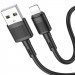 Фото Дата кабель Hoco X83 Victory USB to Lightning (1m) (Black) на vchehle.ua