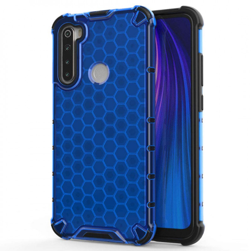 Ударопрочный чехол Honeycomb для Xiaomi Redmi Note 8T (Синий)