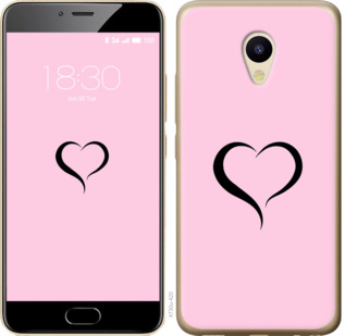 

Чехол Сердце 1 для Meizu M5 899512