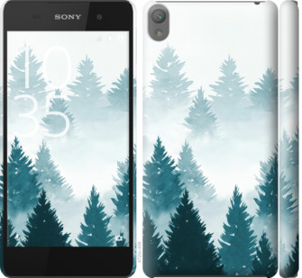

Чехол Акварельные Елки для Sony Xperia E5 F3311 862643
