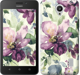 

Чехол Цветы акварелью для Huawei Y635 296911