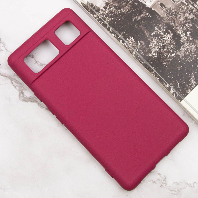 Фото Чохол Silicone Cover Lakshmi (A) на Google Pixel 6 (Бордовий / Marsala) на vchehle.ua