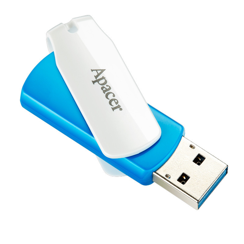 Фото Флеш накопитель Apacer USB 3.2 Gen1 AH357 128GB (Blue / White) на vchehle.ua