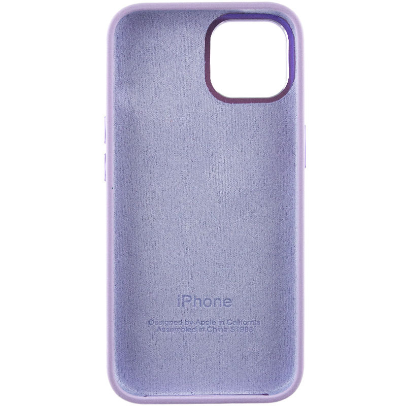 Чохол Silicone Case Metal Buttons (AA) на Apple iPhone 14 (6.1") (Бузковий / Lilac) в магазині vchehle.ua