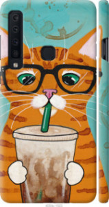 Чохол Зеленоокий кіт в окулярах на Samsung Galaxy A9 (2018)