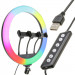 Кольцевая лампа LED MJ-36 36см (14") RGB (с держателем/без подставки)