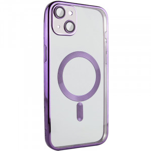TPU чехол Fibra Chrome with Magnetic safe для Apple iPhone 13 (6.1")