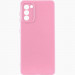 Чохол Silicone Cover Lakshmi Full Camera (AAA) на Samsung Galaxy S20 FE (Рожевий / Light pink)