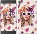 Чехол Девушка с цветами v2 для Sony Xperia XA Ultra Dual F3212