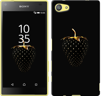 Чехол Черная клубника для Sony Xperia Z5 Compact E5823