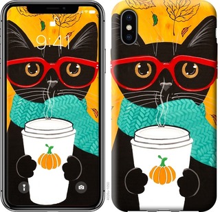

Чохол Осінній кіт для iPhone XS (5.8") 669731