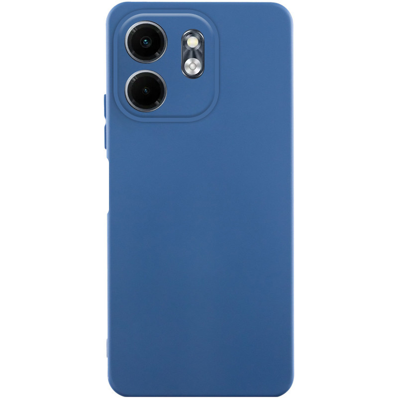 Чехол TPU GETMAN Liquid Silk Full Camera для Infinix Smart 9 4G / Hot 50i (Синий / Navy Blue)