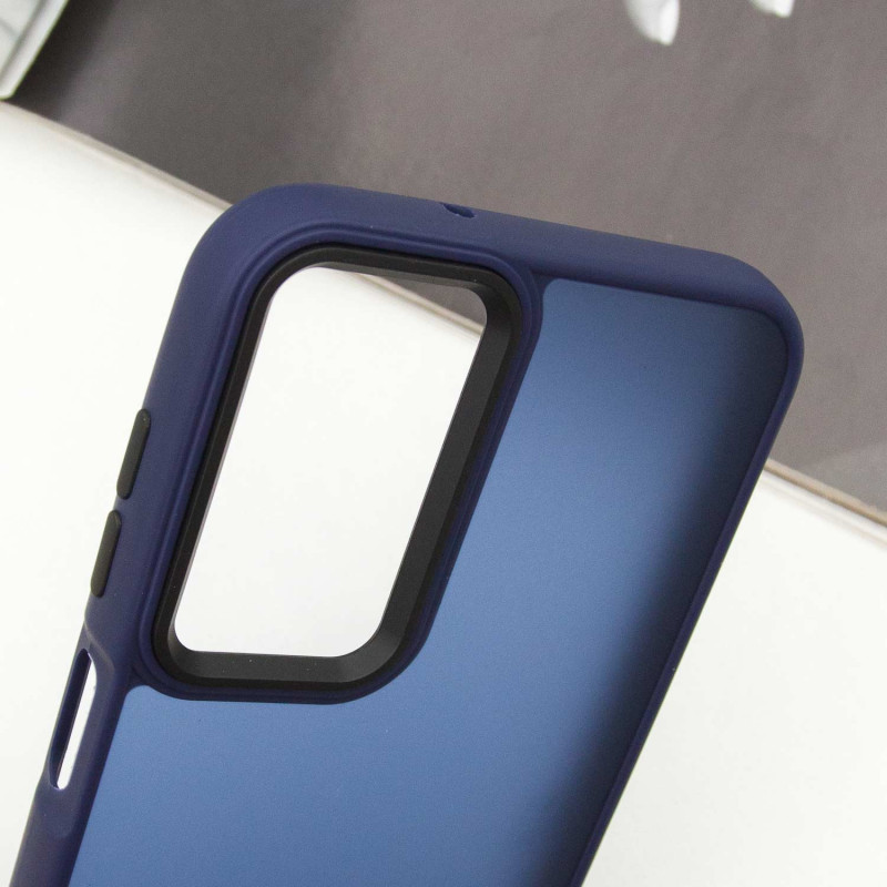 Чохол TPU+PC Lyon Frosted на Samsung Galaxy A05s (Navy Blue) в магазині vchehle.ua