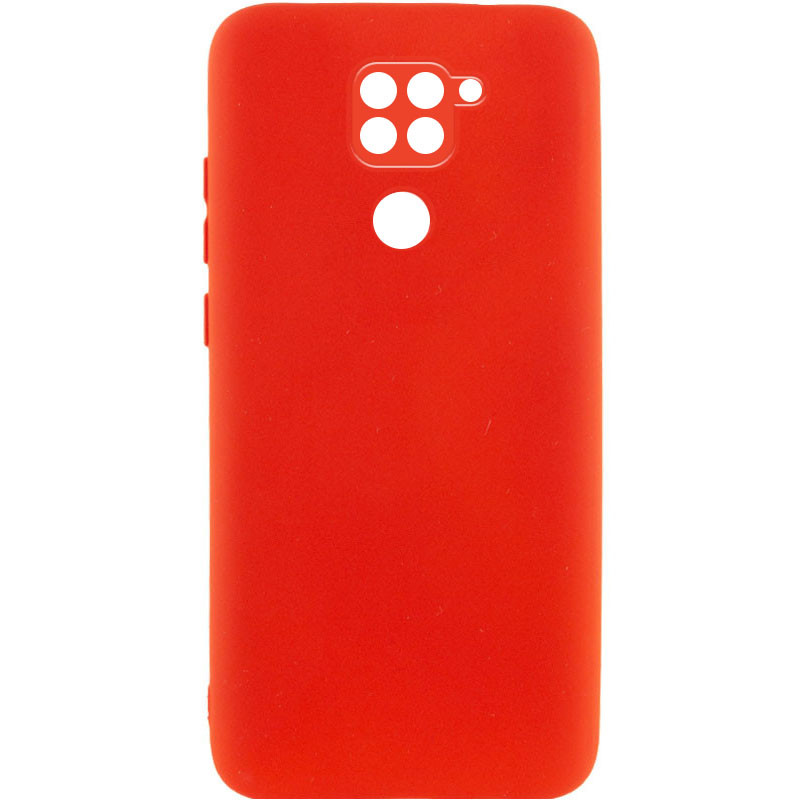 Чохол TPU GETMAN Liquid Silk Full Camera на Xiaomi Redmi Note 9 / Redmi 10X (Червоний / Red)