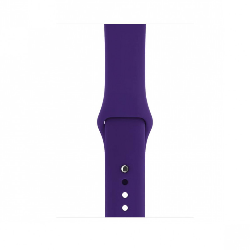 Фото Силіконовий ремінець на Apple Watch 38/40/41/42mm(ser.10) (Фіолетовий / Ultra Violet) на vchehle.ua
