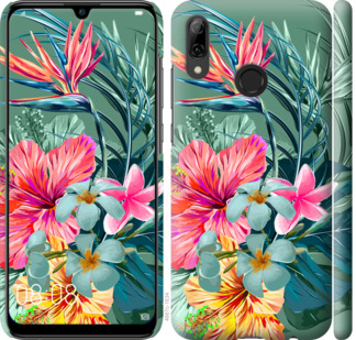 

Чехол Тропические цветы v1 для Huawei P Smart 2019 845218