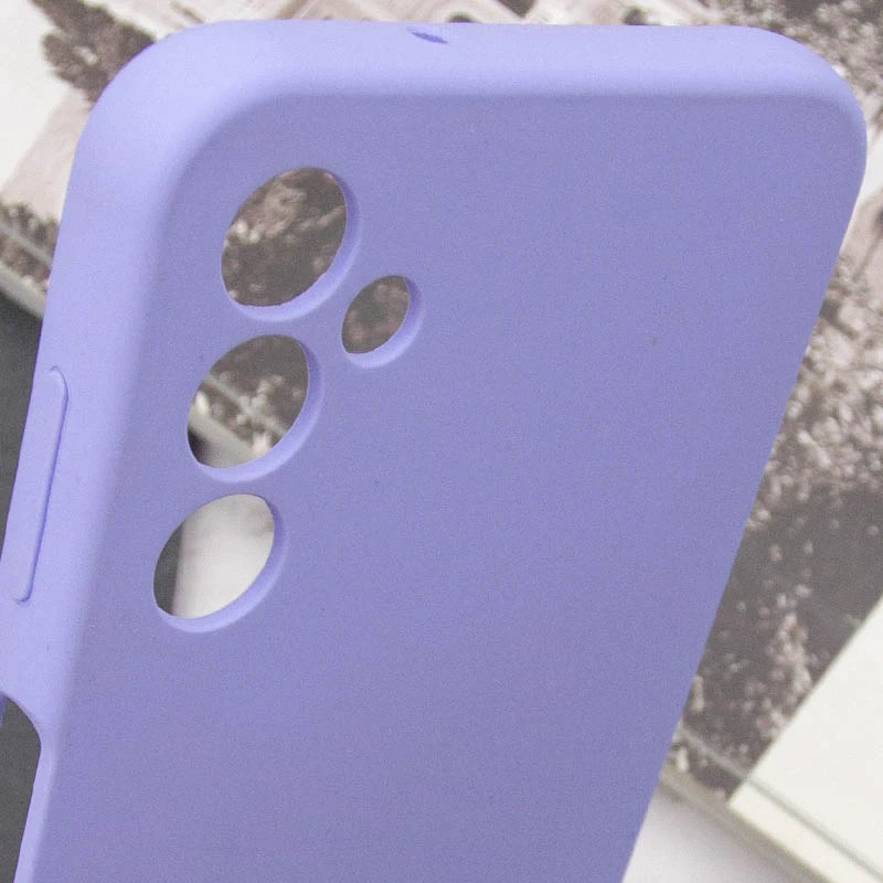 Чехол Silicone Cover Lakshmi Full Camera (AA) with logo для Samsung Galaxy A15 4G/5G / M15 5G (Сиреневый / Dasheen) в магазине vchehle.ua