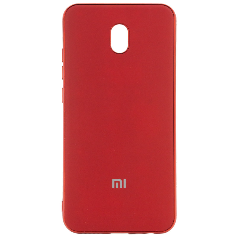 TPU чехол Matte LOGO для Xiaomi Redmi 8a (Червоний / Red)