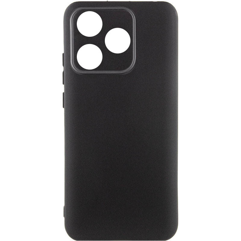 Чохол Silicone Cover Lakshmi Full Camera (AAA) на TECNO Spark 10 (Чорний / Black)