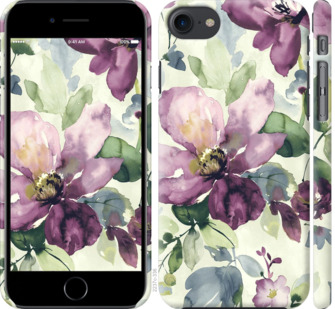 

Чехол Цветы акварелью для iPhone SE 2020 915645