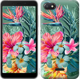 

Чехол Тропические цветы v1 для Xiaomi Redmi 6A 845143