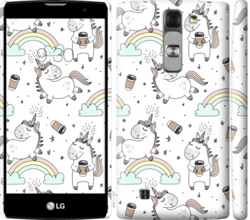 

Чехол Единорог и кофе для LG G4c H522y 840832