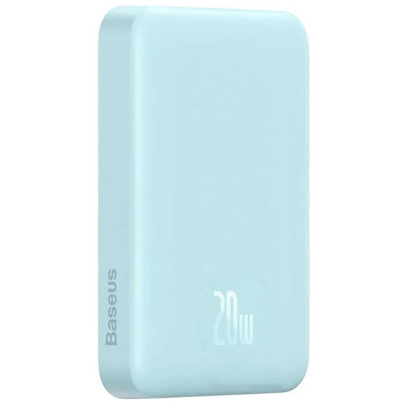 Портативное ЗУ Power Bank Baseus Magnetic Mini OS 20W c БЗУ 10000 mAh (PPCX110105) (Blue) в магазине vchehle.ua