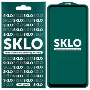Защитное стекло SKLO 5D (full glue) для Oppo A74 4G