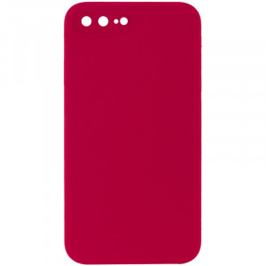 Чехол Silicone Case Square Full Camera Protective (AA) NOLOGO для iPhone 7 plus (5.5")