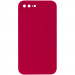 Чехол Silicone Case Square Full Camera Protective (AA) NOLOGO для Apple iPhone 7 plus/8 plus (5.5") (Красный / Rose Red)