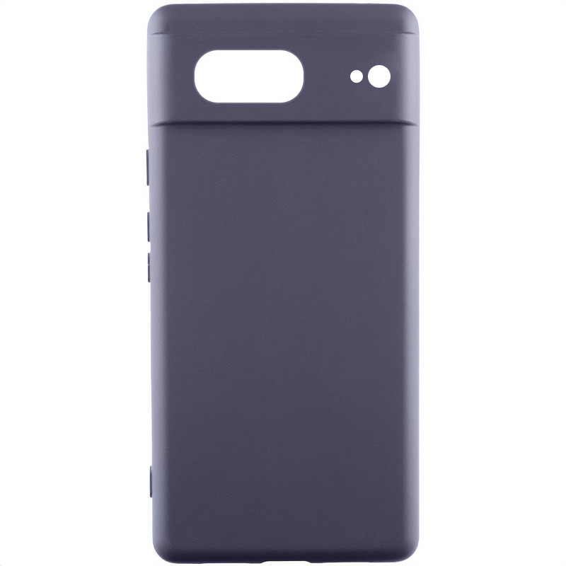 Чехол Silicone Cover Lakshmi Full Camera (AAA) для Google Pixel 7 (Серый / Dark Gray)