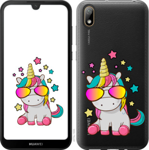 

Чехол Единорог в очках для Huawei Y5 2019 911934
