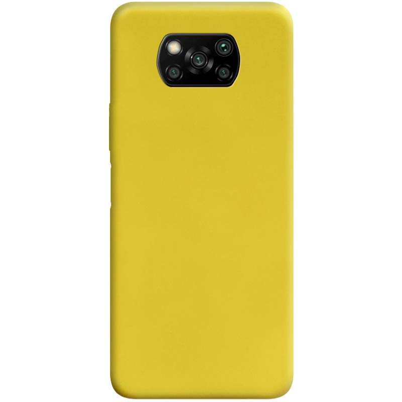 

Силіконовий чохол Candy для Xiaomi Poco X3 NFC (Жовтий) 1067248