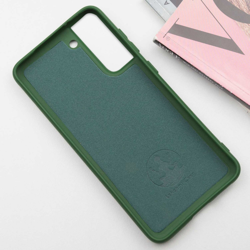 Фото Чохол Silicone Cover Lakshmi (AA) на Samsung Galaxy S21 (Зелений / Dark green) в маназині vchehle.ua